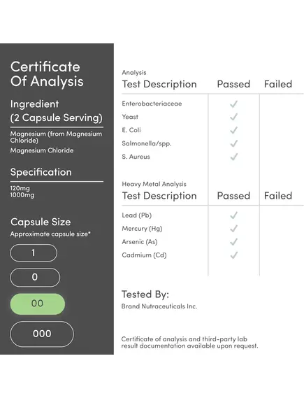 Double Wood Magnesium Chloride / Магній хлорид 1000 мг 180 капсул, фото 9 від магазину біодобавок nutrido.shop
