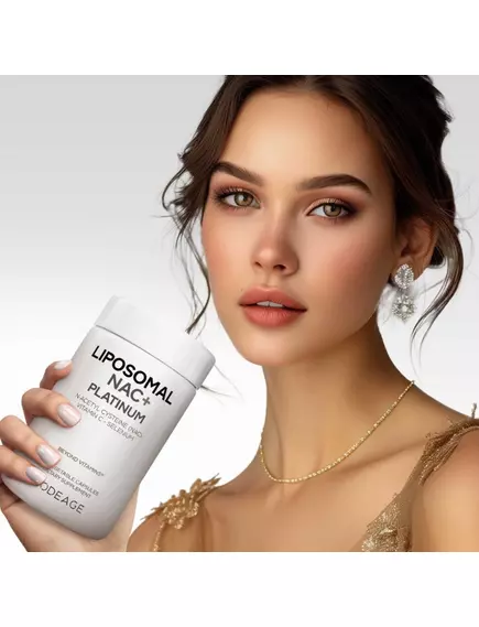 CodeAge Liposomal NAC+ Platinum / Ліпосомальний NAC N-ацетил L-цистеїн 120 капсул, фото 5 від магазину біодобавок nutrido.shop