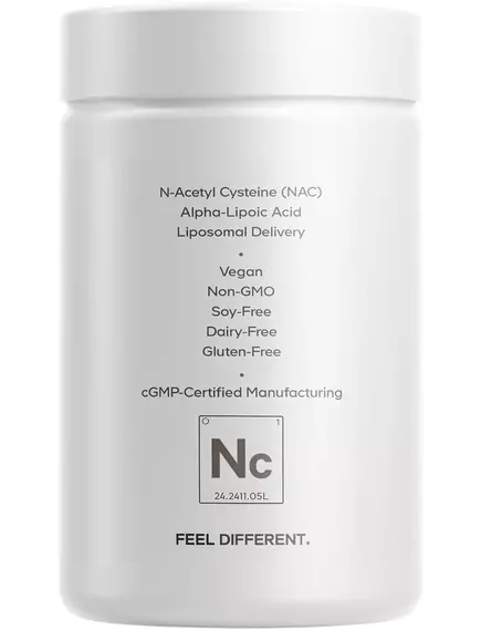 CodeAge Liposomal NAC+ Platinum / Ліпосомальний NAC N-ацетил L-цистеїн 120 капсул, фото 6 від магазину біодобавок nutrido.shop