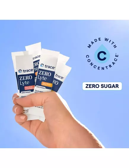 Електроліти зі смаком солоного цитруса 30 саше / ZeroLyte Salty Citrus, Trace Minerals, фото 15 в магазине биодобавок nutrido.shop