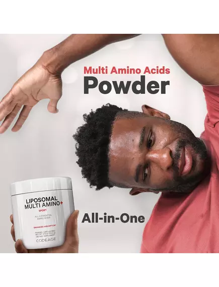 CodeAge Liposomal Multi Amino+ / Ліпосомальні незамінні амінокислоти 174,2 г, фото 7 від магазину біодобавок nutrido.shop