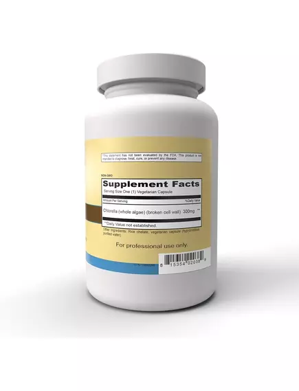 Priority One Chlorella / Хлорела підтримка детоксу 300 мг 180 капсул, фото 3 в магазине биодобавок nutrido.shop