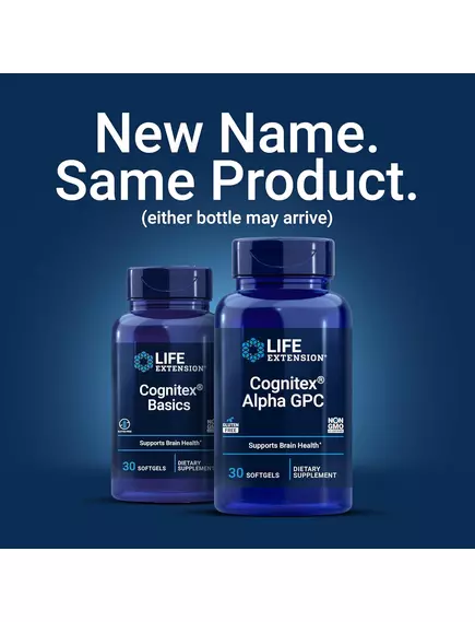 Life Extension Cognitex Alpha GPC / Підтримка когнітивних функцій з Альфа-ГПХ 30 капсул, фото 10 від магазину біодобавок nutrido.shop