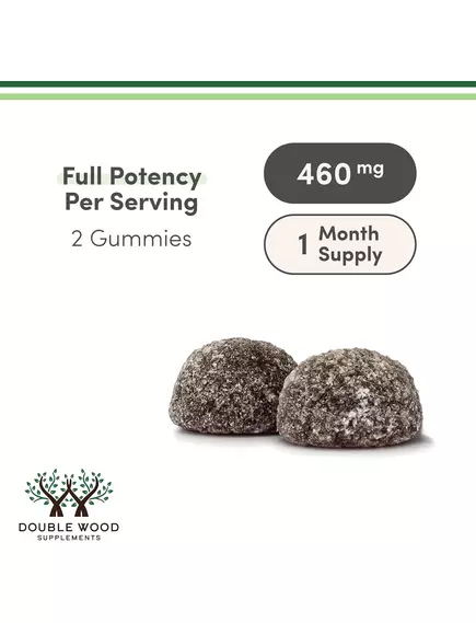 Double Wood Magnesium Glycinate Gummies / Магній гліцинат 60 жувальних цукерок, фото 3 від магазину біодобавок nutrido.shop