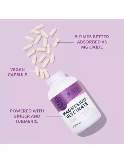 Vimergy Magnesium Glycinate / Магній гліцинат 180 капсул, фото 4 в магазине биодобавок nutrido.shop