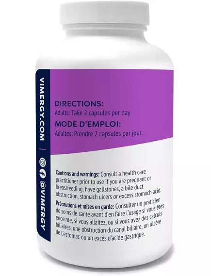 Vimergy Magnesium Glycinate / Магній гліцинат 180 капсул, фото 5 в магазине биодобавок nutrido.shop