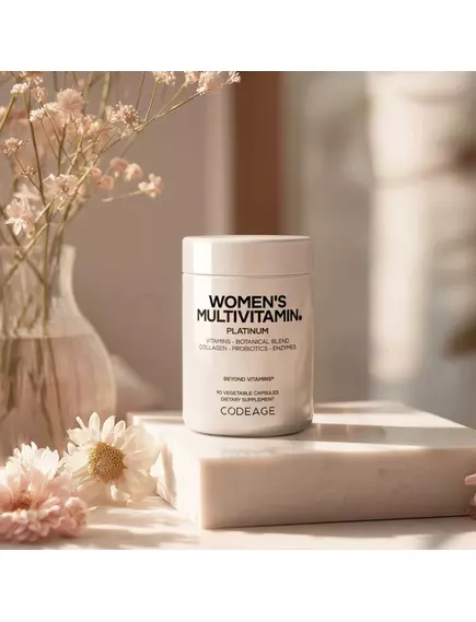 CodeAge Womens Multivitamin Platinum / Жіночий мультивітамінний комплекс Платинум 90 капсул, фото 5 від магазину біодобавок nutrido.shop