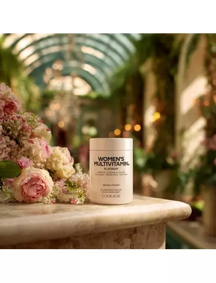 CodeAge Womens Multivitamin Platinum / Жіночий мультивітамінний комплекс Платинум 90 капсул, фото 7 від магазину біодобавок nutrido.shop