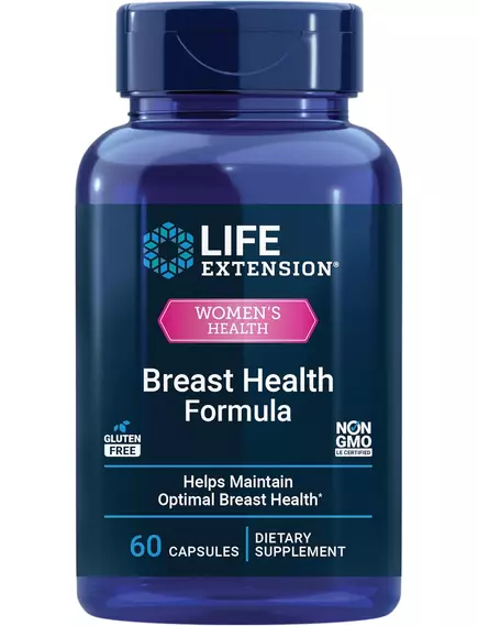 LIFE EXTENSION BREAST HEALTH FORMULA / ФОРМУЛА ЗДОРОВ'Я ГРУДЕЙ 60 КАПСУЛ, фото 10 від магазину біодобавок nutrido.shop