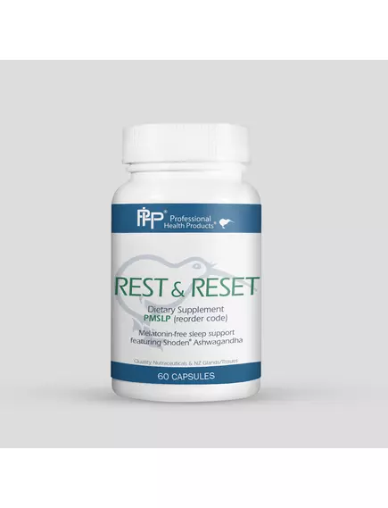 Professional Health Products Rest & Reset / Комплекс підтримки сну та розслаблення організму 60 капсул купить в магазине биодобавок nutrido.shop Professional Health Products Rest & Reset / Комплекс підтримки сну та розслаблення організму 60 капсул в магазине биодобавок nutrido.shop