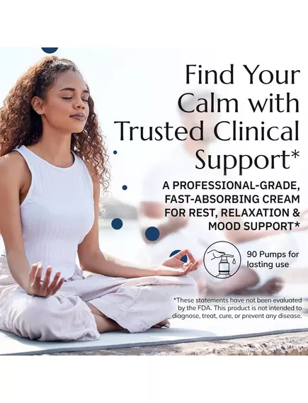 NEUROBIOLOGIX CALMING CREAM / ЗАСПОКІЙЛИВИЙ КРЕМ + МАГНІЙ 90 МЛ, фото 6 від магазину біодобавок nutrido.shop
