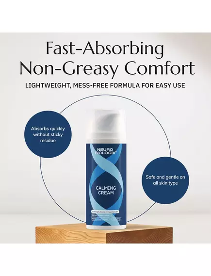 NEUROBIOLOGIX CALMING CREAM / ЗАСПОКІЙЛИВИЙ КРЕМ + МАГНІЙ 90 МЛ, фото 9 від магазину біодобавок nutrido.shop
