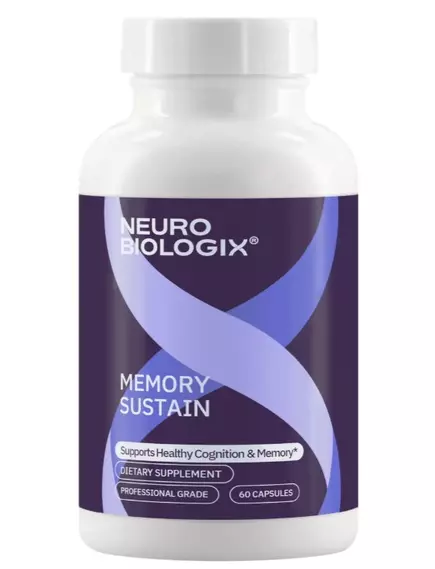 NEUROBIOLOGIX MEMORY SUSTAIN / ПІДТРИМКА ПАМ'ЯТІ 60 КАПСУЛ, фото 3 від магазину біодобавок nutrido.shop