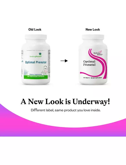 Seeking Health Optimal Prenatal / Комплекс витаминов для беременных 240 капсул, фото 11 в магазине биодобавок nutrido.shop