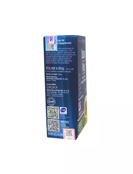 Orzax Ocean Plus / Омега 3 риб'ячий жир з ЕПК та ДГК 780 мг 30 капсул, фото 4 від магазину біодобавок nutrido.shop