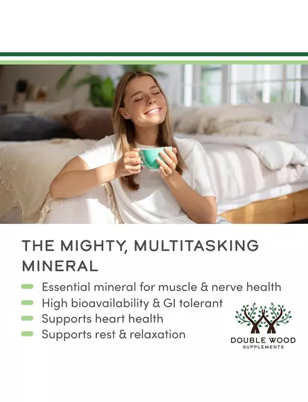 DOUBLE WOOD MAGNESIUM TAURATE / МАГНІЙ ТАУРАТ 210 КАПСУЛ, фото 8 від магазину біодобавок nutrido.shop