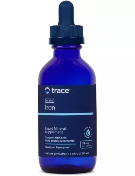 Trace Minerals Ionic Iron / Ионизированное железо 22 мг 56 мл, фото 7 в магазине биодобавок nutrido.shop
