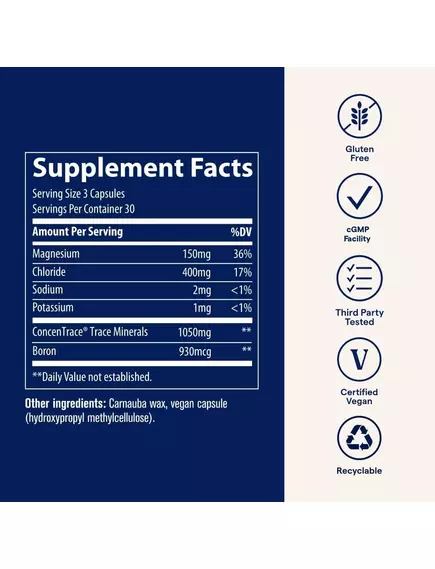 Trace Minerals ConcenTrace Tablets / Полный комплекс ионных микроэлементов 90 таблеток, фото 14 в магазине биодобавок nutrido.shop