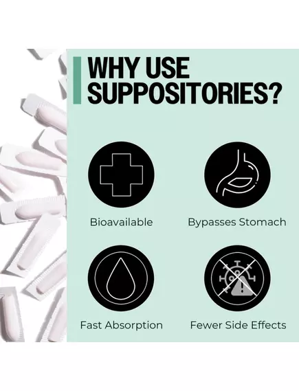 PurO3 Probiotic Suppositories / Суппозитории с пробиотиками 10 шт, фото 4 в магазине биодобавок nutrido.shop