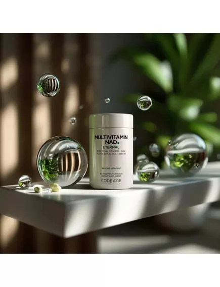 CodeAge Multivitamin NAD / Мультивітамінний комплекс із НАД+ 30 капсул, фото 3 від магазину біодобавок nutrido.shop