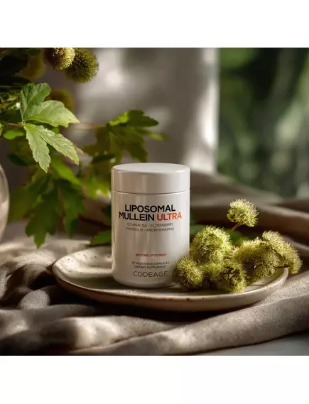 CodeAge Liposomal Mullein Ultra / Ліпосомальний коров'як Ультра 90 капсул, фото 8 від магазину біодобавок nutrido.shop