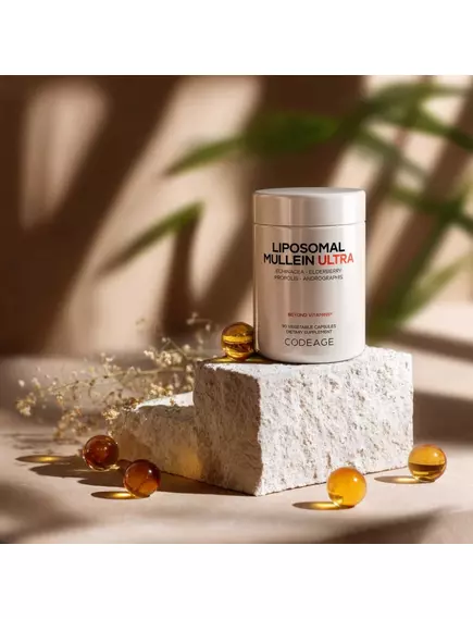 CodeAge Liposomal Mullein Ultra / Ліпосомальний коров'як Ультра 90 капсул, фото 10 від магазину біодобавок nutrido.shop