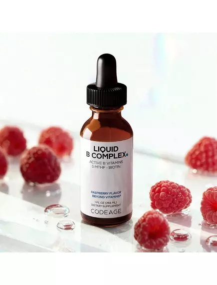 CodeAge Liquid B Complex / Комплекс вітамінів групи Б 29,6 мл, фото 3 від магазину біодобавок nutrido.shop