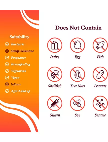 Seeking Health L-5-MTHF / Метилфолат витамин Б9 1700 мкг 60 капсул, фото 13 в магазине биодобавок nutrido.shop