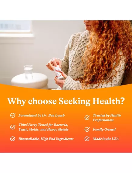 Seeking Health L-5-MTHF / Метилфолат витамин Б9 1700 мкг 60 капсул, фото 14 в магазине биодобавок nutrido.shop