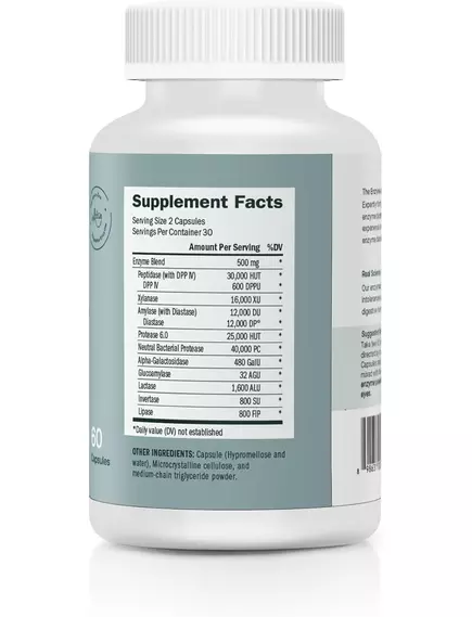 HOUSTON ENZYMES TRIENZA / ТРІЕНЗА ЕНЗИМИ 60 КАПСУЛ, фото 9 від магазину біодобавок nutrido.shop