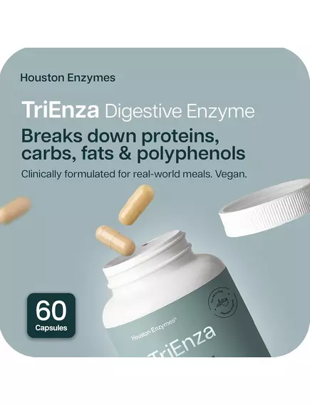 HOUSTON ENZYMES TRIENZA / ТРІЕНЗА ЕНЗИМИ 60 КАПСУЛ, фото 10 від магазину біодобавок nutrido.shop
