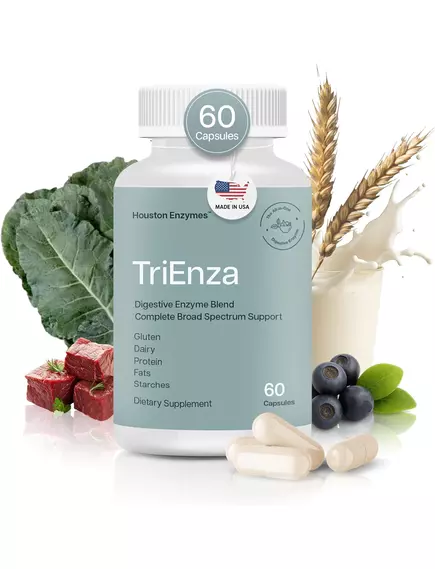 HOUSTON ENZYMES TRIENZA / ТРІЕНЗА ЕНЗИМИ 60 КАПСУЛ, фото 15 від магазину біодобавок nutrido.shop