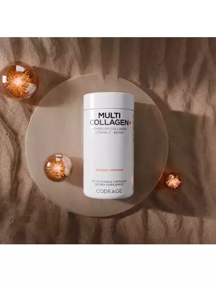 CodeAge Multi Collagen+ / Мультиколаген + вітамін C 180 капсул, фото 6 від магазину біодобавок nutrido.shop