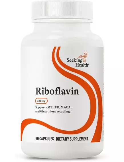 SEEKING HEALTH RIBOFLAVIN / ВІТАМІН Б2 РИБОФЛАВІН 400 МГ 60 КАПСУЛ, фото 11 від магазину біодобавок nutrido.shop