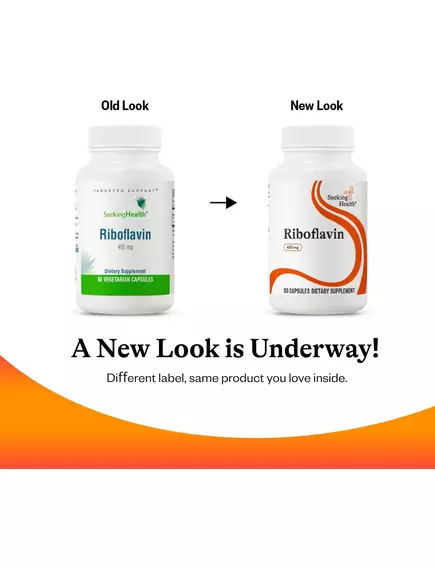 SEEKING HEALTH RIBOFLAVIN / ВІТАМІН Б2 РИБОФЛАВІН 400 МГ 60 КАПСУЛ, фото 12 від магазину біодобавок nutrido.shop