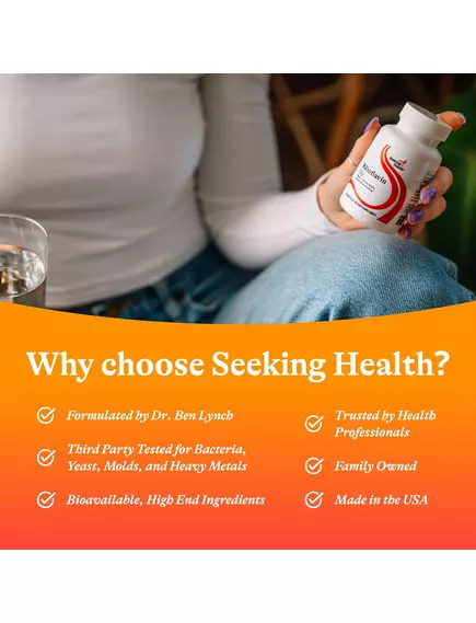 SEEKING HEALTH RIBOFLAVIN / ВІТАМІН Б2 РИБОФЛАВІН 400 МГ 60 КАПСУЛ, фото 17 від магазину біодобавок nutrido.shop