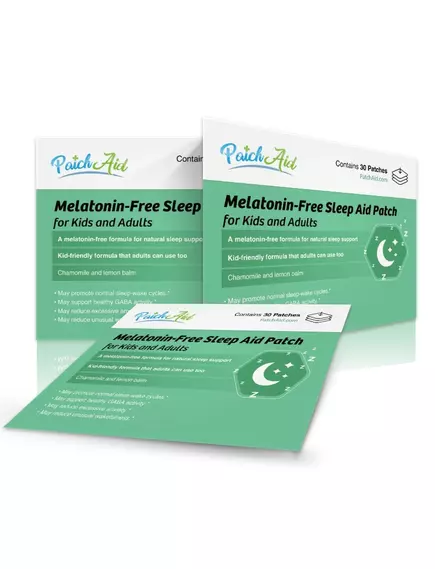 Patch Aid Melatonin-Free Sleep Aid Patch for Kids and Adults / Патчі для сну без мелатоніну для дітей і дорослих 30 шт., фото 9 від магазину біодобавок nutrido.shop