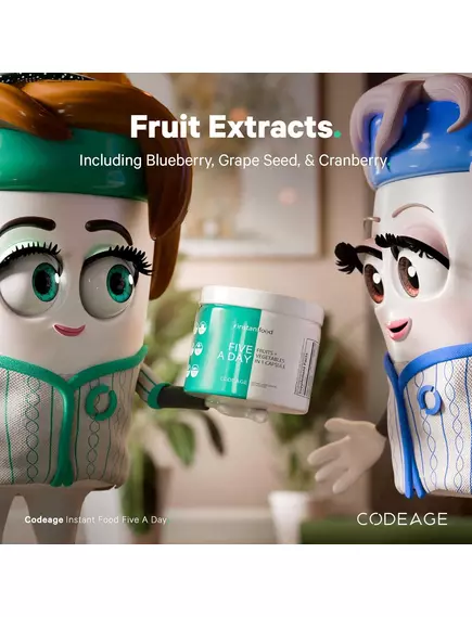 CodeAge Five A Day Fruits & Veggies Vitamins / Вітаміни з фруктів та овочів 30 капсул, фото 6 в магазине биодобавок nutrido.shop