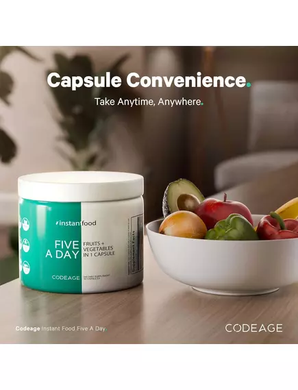 CodeAge Five A Day Fruits & Veggies Vitamins / Вітаміни з фруктів та овочів 30 капсул, фото 7 в магазине биодобавок nutrido.shop