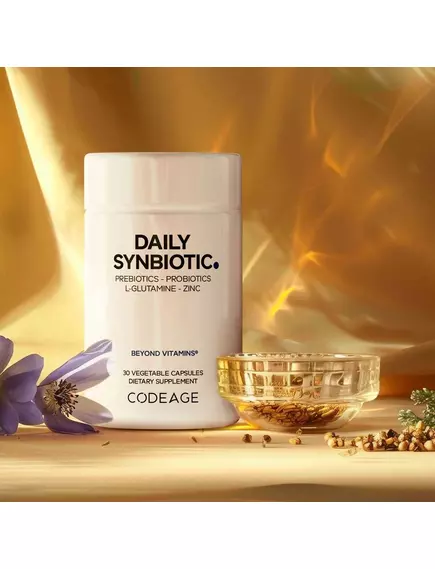CodeAge Daily Synbiotic / Щоденний синбіотик 30 млрд КУО 5 штамів 30 капсул, фото 7 в магазине биодобавок nutrido.shop