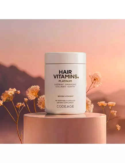 CodeAge Hair Vitamins Platinum / Вітаміни для волосся Платина 90 капсул, фото 10 від магазину біодобавок nutrido.shop
