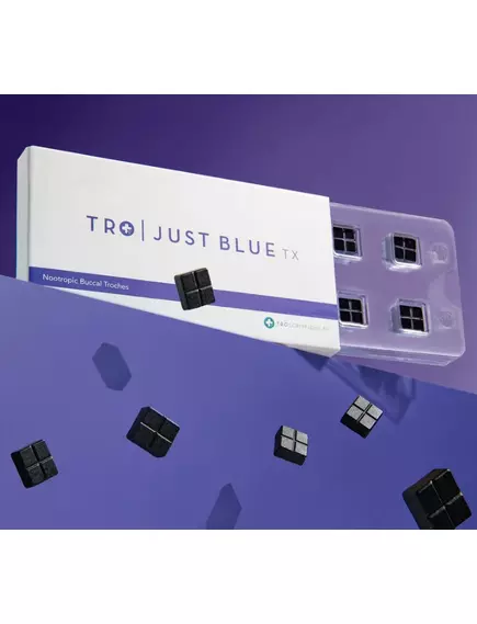 Troscriptions Just Blue / Метиленовий синій 16 мг 4 пастилки, фото 4 від магазину біодобавок nutrido.shop