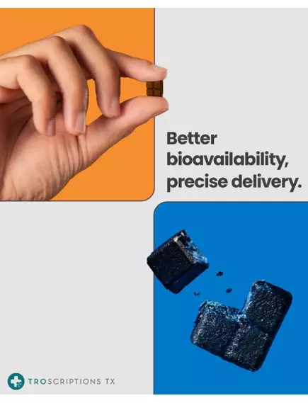 Troscriptions Just Blue / Метиленовий синій 16 мг 4 пастилки, фото 10 від магазину біодобавок nutrido.shop