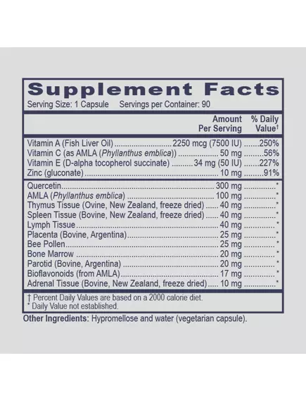 Professional Health Products Immuno Complex / Комплекс для підтримки імунітету 90 капсул, фото 2 в магазине биодобавок nutrido.shop