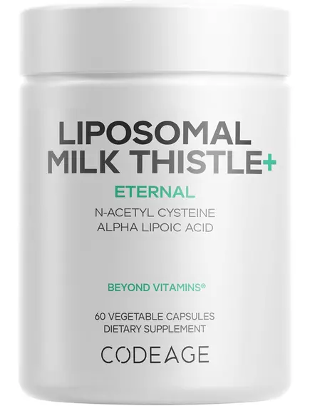 CodeAge Liposomal Milk Thistle+ / Ліпосомальна розторопша 60 капсул від магазину біодобавок nutrido.shop