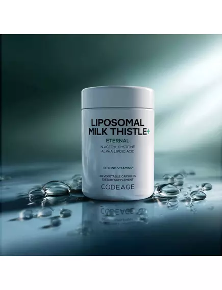 CodeAge Liposomal Milk Thistle+ / Ліпосомальна розторопша 60 капсул, фото 6 від магазину біодобавок nutrido.shop