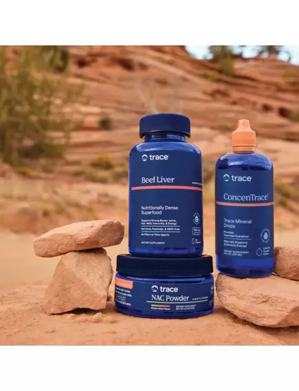 TRACE MINERALS BEEF LIVER / ПЕЧІНКА ЯЛОВИЧА ТРАВ'ЯНОЇ ВІДГОДІВЛІ 180 КАПСУЛ, фото 11 від магазину біодобавок nutrido.shop