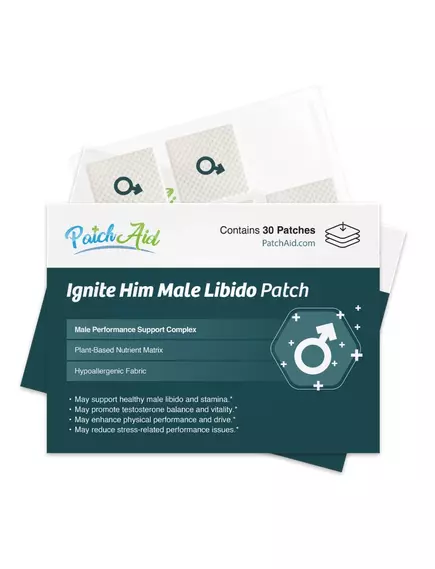 Patch Aid Ignite Him Male Libido Patch / Патч для підвищення лібідо в чоловіків 30 шт. від магазину біодобавок nutrido.shop