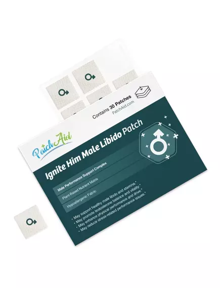 Patch Aid Ignite Him Male Libido Patch / Патч для підвищення лібідо в чоловіків 30 шт., фото 3 від магазину біодобавок nutrido.shop