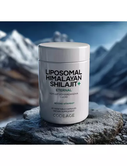 CodeAge Liposomal Himalayan Shilajit+ / Ліпосомальне гімалайське мумійо+ 60 капсул, фото 7 від магазину біодобавок nutrido.shop